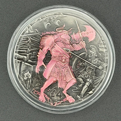 2018 BIOT 2 oz Silver Iridescent Minotaur