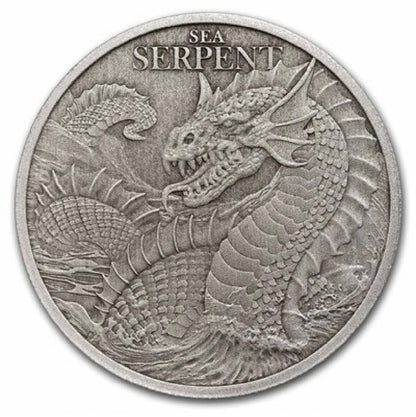 2024 Niue 1 oz Silver Mythical Creatures: Sea Serpent