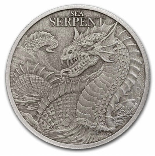 2024 Niue 1 oz Silver Mythical Creatures: Sea Serpent